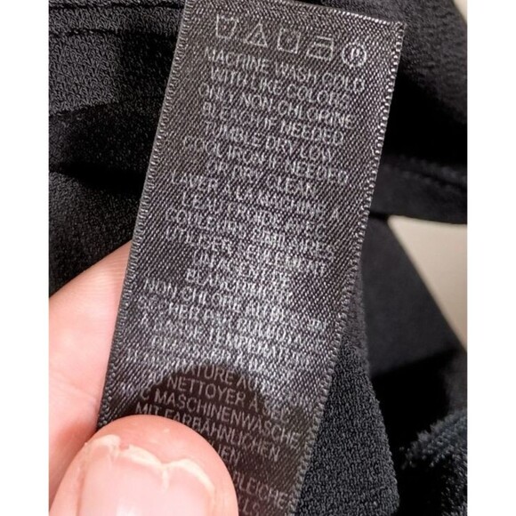 Adrianna Papell Women's Black Clip Dot Sheer Long Sleeve Sweater Plus Size 2X - Picture 6 of 6